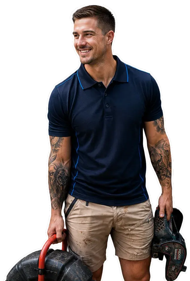 A licensed Chatswood plumber with his tools